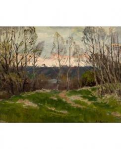 MESHKOV Vassily Nikitich 1867-1946,At Sunset,Shapiro Auctions US 2017-03-18