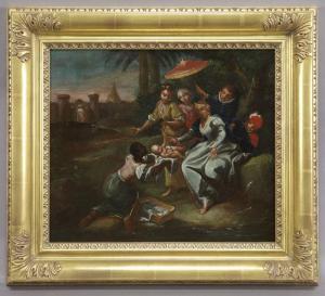 MESQUIDA Guillermo 1675-1747,story of Moses.,Dallas Auction US 2011-05-25