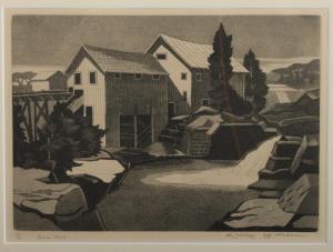 MESS George Jo 1898-1962,Saw Mill,Ripley Auctions US 2023-07-01