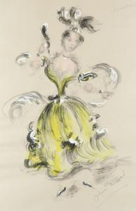 MESSELL Oliver,Costume design for Clorinda, from Rossini's 'La Ce,Woolley & Wallis 2021-12-07
