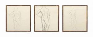 MESSELL Oliver 1904-1978,Three studies of male nudes,Christie's GB 2014-04-30