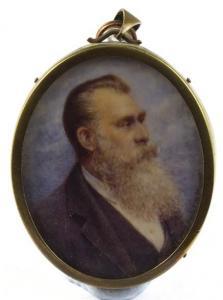 MESSER Mabel B 1800-1900,A bearded gentleman head and shoulders,Woolley & Wallis GB 2014-03-19