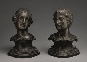 MESSERSCHMIDT Franz Xaver,PAIR OF BUSTS OF A YOUNG MAN AND A YOUNG WOMAN,Sotheby's 2018-07-03
