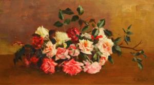 MESTON Emily 1864-1914,Roses,Bonhams & Goodman AU 2008-03-02