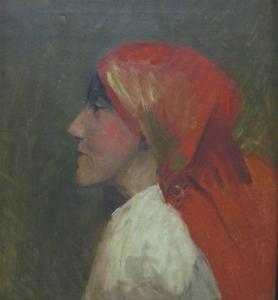 MESTON Emily 1864-1914,Unfinished portrait of a lady,Mossgreen AU 2010-08-30