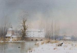 METCALF Peter 1944-2004,Winters return Keswick Water Mill,1991,Keys GB 2024-03-28