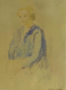 METCALFE Muriel 1910-1965,Portrait of a Young girl,David Duggleby Limited GB 2018-12-07