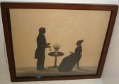 METFORD Samuel 1810-1896,A silhouette of John and Elizabeth Ridgeway Abell ,Bonhams GB 2011-10-05