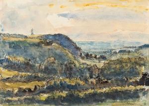 METHUEN Paul Ayshford,King Alfred's tower, Somerset,1965,Bearnes Hampton & Littlewood 2024-02-13