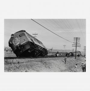 METINIDES ENRIQUE 1934-2022,Untitled (Tren de pasajeros descarrila,1970,Los Angeles Modern Auctions 2023-12-01