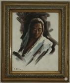 METIVIER C,Portrait of a Woman,Stair Galleries US 2008-09-27