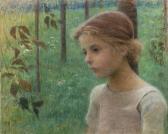 METRA Camille 1800-1900,Portrait de jeune fille,Millon & Associés FR 2018-04-11