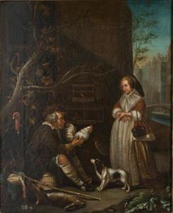 METSU Gabriel 1629-1667,The Poultry Seller,Mossgreen AU 2016-08-21