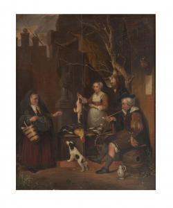 METSU Gabriel 1629-1667,VENDITRICE DI POLLI,1661,Viscontea Casa d'Aste IT 2023-06-29