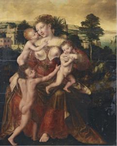 METSYS Jan 1510-1575,AN ALLEGORY OF CHARITY,1575,Sotheby's GB 2012-12-05