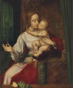 METSYS Quentin 1466-1530,The Madonna of the Cherries,Christie's GB 2015-07-09