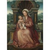 METSYS Quentin 1466-1530,THE VIRGIN AND CHILD ENTHRONED,Sotheby's GB 2007-12-06