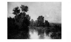 METTLER Ernest 1903-1933,Bord de rivière,Piasa FR 2001-12-14
