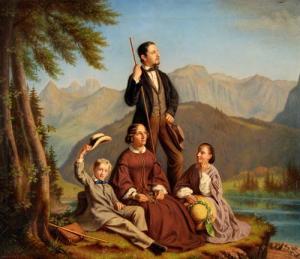 METTLER Johann 1821-1863,Familie am Seealpsee,1860,Schuler CH 2009-09-14