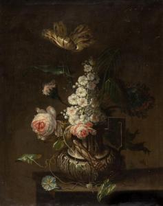 METZ Johann Martin 1717-1790,A flower still life,1788,Venduehuis NL 2023-05-24
