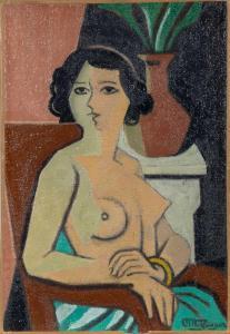 METZINGER Jean 1883-1956,Seated Nude,1945,William Doyle US 2023-11-15