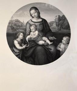 METZMACHER Émile Pierre 1815-1890,Madonna Terranuova,1867,Bertolami Fine Arts IT 2021-04-29