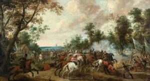 MEULENER Pieter 1602-1654,Cavalry Combat (1650),1650,De Vuyst BE 2023-05-20