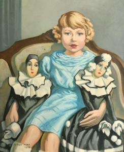 MEURISSE Renée 1946,a set of three family portraits (3 works),John Nicholson GB 2022-08-03