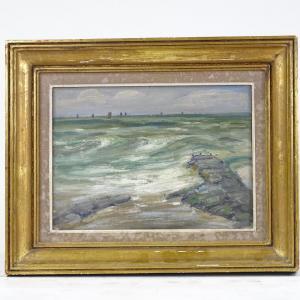 MEUWIS Henri 1870-1935,seascape,Burstow and Hewett GB 2019-12-11
