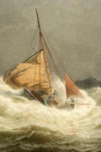 MEVIUS Hermann 1820-1864,Ships in a coastal storm,Bonhams GB 2013-01-25