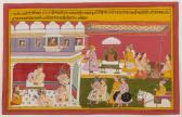MEWAR SCHOOL,An illustration from a ramayana: Rama and Lakshman,1710,Bonhams GB 2014-03-17