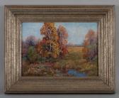 MEWHINNEY Ella K 1891-1962,Landscape,Dallas Auction US 2009-10-24