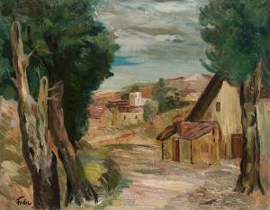 MEYER Adolf 1867-1940,Village in the South of France,Bonhams GB 2005-11-28