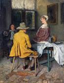 MEYER Claus 1856-1919,Courtship,Nagyhazi galeria HU 2017-12-05