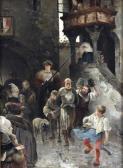 MEYER Claus 1856-1919,Ein schwerer Gang,1879,DAWO Auktionen DE 2013-02-27