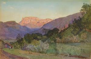 MEYER Edgar 1853-1925,Mountainous Landscape,Rachel Davis US 2024-02-10