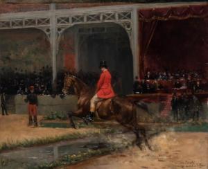MEYER Emile 1823-1910,Count Potocki Riding in the Horse Show at the Hipp,William Doyle US 2018-11-07
