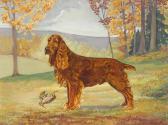 MEYER Enno 1874,Red English Cocker Spaniel with Woodcock,Bonhams GB 2016-02-17