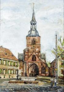 MEYER FREDERICK G,Stiftskirche in St. Arnual,2004,DAWO Auktionen DE 2013-02-27