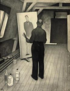 MEYER Henck 1884-1970,Paul Citroen bezig Maus te schilderen: in thestudi,1937,Christie's 2010-09-07