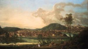 MEYER Johann Friedrick 1728-1789,View of Prague from the East,Christie's GB 1999-12-17