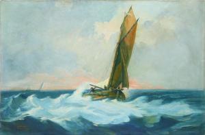 MEYER KORN James 1873-1961,Sailing in Rough Seas,1932,Clars Auction Gallery US 2019-07-13