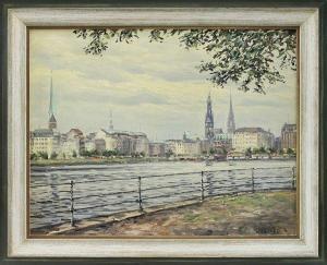 MEYER NIETING K 1900-1980,Hamburg - Binnenalster,1958,Eva Aldag DE 2013-05-25