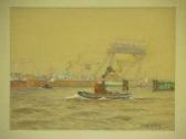 MEYER NIETING K 1900-1980,Hamburg Docks scene,Peter Francis GB 2011-11-15