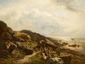 MEYER RHODIUS Wilhelm Emil 1815-1897,Sommertag an der bretonischen Küste,Van Ham DE 2013-05-17