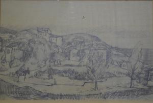 MEYER Rolf 1913-1990,Hills above Florence,Andrew Smith and Son GB 2016-04-03