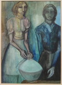 MEYER VERENA,Two women & a pottery vase,Matthew's Gallery US 2013-06-25