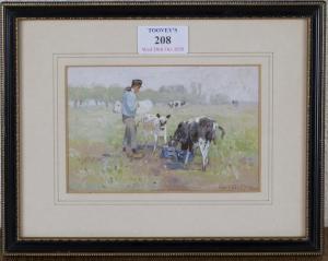 MEYERHEIM Robert Gustave 1847-1920,In Holland,Tooveys Auction GB 2020-10-28