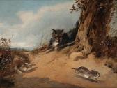 MEYERHEIM Wilhelm Alexander 1815-1882,Hare Hunting Dog,1856,Auctionata DE 2016-06-07