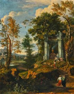 MEYERINGH Albert,An Italianate landscape with an offering by a clas,Palais Dorotheum 2023-12-15